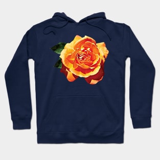 Orange Rose Hoodie